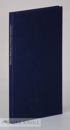 Order Nr. 134838 THE BIOGRAPHICAL DIRECTORY OF THE SOCIETY OF PRINTERS
