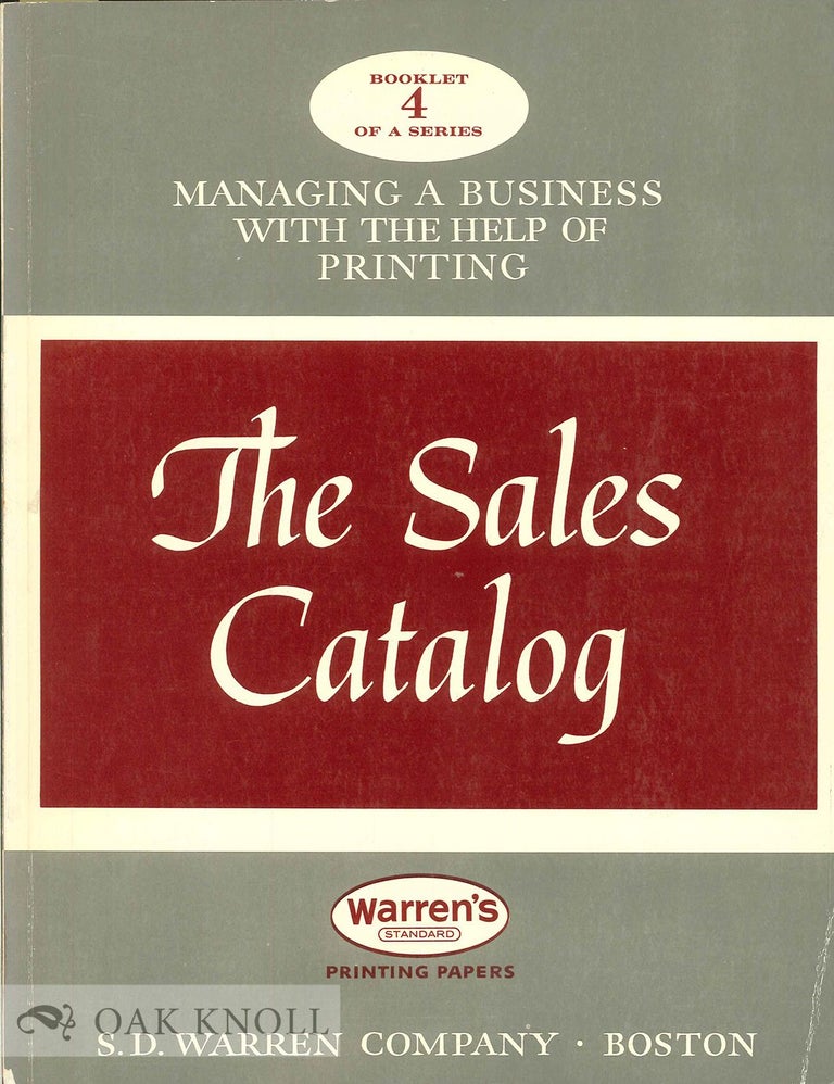 Order Nr. 134954 THE SALES CATALOG.