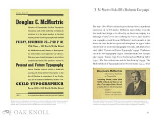 CHICAGO MODERNISM AND THE LUDLOW TYPOGRAPH: DOUGLAS C MCMURTRIE AND ROBERT HUNTER MIDDLETON AT WORK