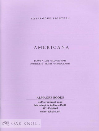 Order Nr. 135159 Five catalogues issued by Almagre Books
