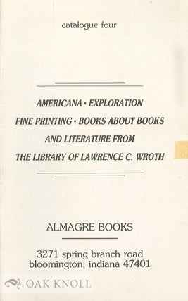 Five catalogues issued by Almagre Books.