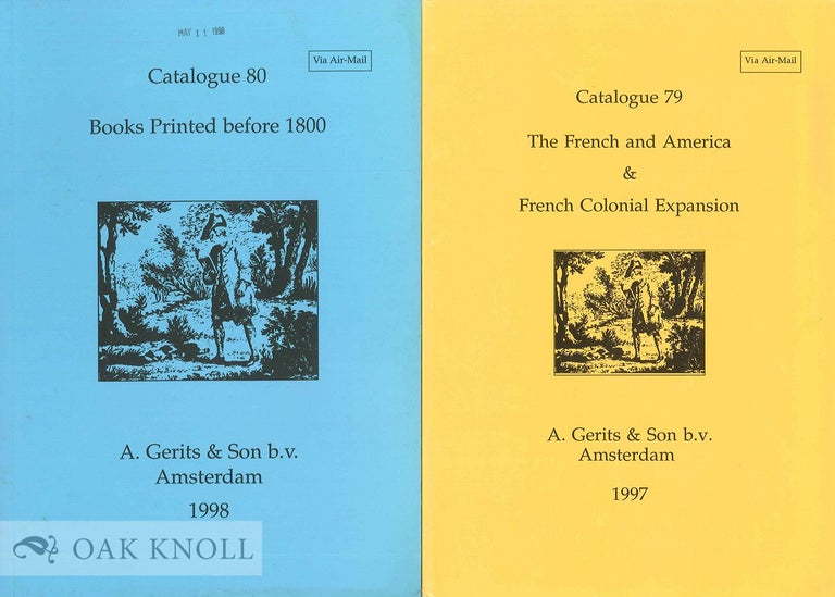 Order Nr. 135163 Two catalogues issued by A. Gerits & Son b.v.