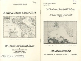 Order Nr. 135166 Seven catalogues issued by W. Graham Arader III