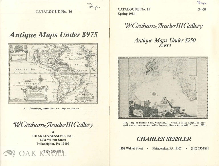 Order Nr. 135166 Seven catalogues issued by W. Graham Arader III.