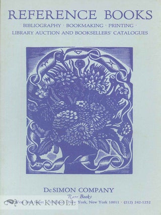 Order Nr. 135171 Group of catalogues issued by DeSimon Company Booksellers