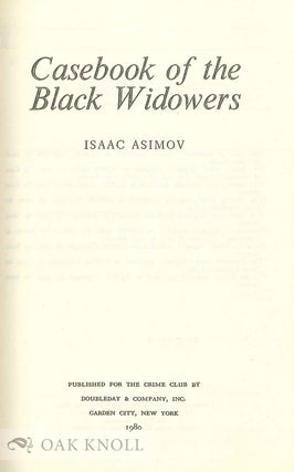 CASEBOOK OF THE BLACK WIDOWERS.