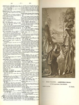 DICTIONNAIRE CRITIQUE ET DOCUMENTAIRE DES PEINTRES, SCULPTEURS, DESSIN ATEURS ET GRAVEURS, DE TOUS LES TEMPS ET DE TOUS LES PAYS ....