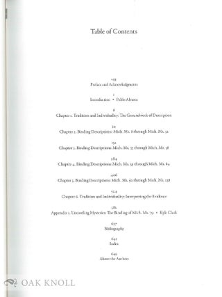 TRADITION AND INDIVIDUALITY: BINDINGS FROM THE UNIVERSITY OF MICHIGAN GREEK MANUSCRIPT COLLECTION.