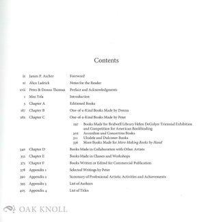 PETER AND DONNA THOMAS: BIBLIOGRAPHY, 1974-2020.