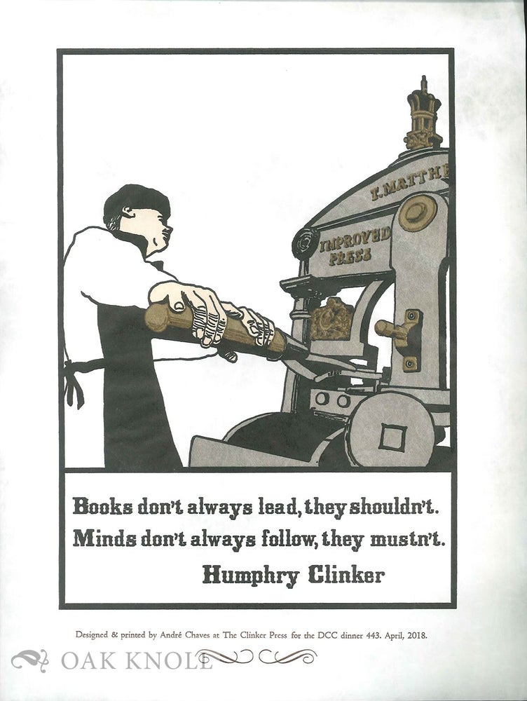Order Nr. 135692 BOOKS DON'T ALWAYS LEAD. Humphry Clinker.
