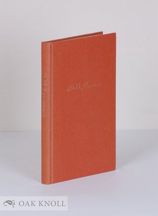 Order Nr. 135711 A BIBLIOGRAPHY OF THE D.H. LAWRENCE COLLECTION AT ILLINOIS STATE UNIVERSITY....
