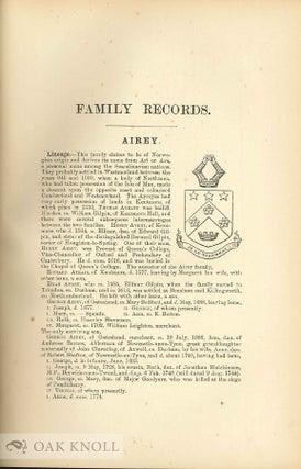 FAMILY RECORDS.