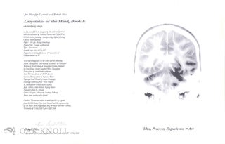LABYRINTHS OF THE MIND, BOOK I: AN EVOLVING STUDY.