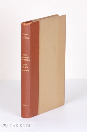 Order Nr. 136070 THE HARKNESS COLLECTION IN THE LIBRARY OF CONGRESS