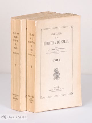 Order Nr. 136101 CATÁLOGO DE LA BIBLIOTECA DE SALVÁ. Pedro Salvá y. Mallen