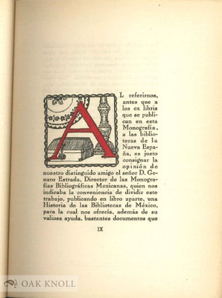 EX LIBRIS Y BIBLIOTECAS DE MEXICO.