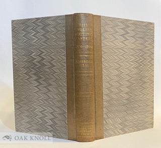 THE ENGLISH WRITING-MASTERS AND THEIR COPY-BOOKS, 1570-1800. A BIOGRAPHICAL DICTIONARY & A BIBLIOGRAPHY. WITH AN INTRODUCTION TO THE DEVELOPMENT OF HANDWRITING BY STANLEY MORISON.