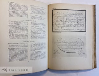 THE ENGLISH WRITING-MASTERS AND THEIR COPY-BOOKS, 1570-1800. A BIOGRAPHICAL DICTIONARY & A BIBLIOGRAPHY. WITH AN INTRODUCTION TO THE DEVELOPMENT OF HANDWRITING BY STANLEY MORISON.
