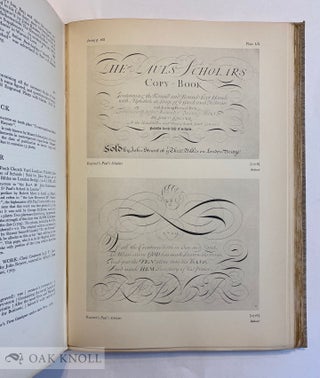 THE ENGLISH WRITING-MASTERS AND THEIR COPY-BOOKS, 1570-1800. A BIOGRAPHICAL DICTIONARY & A BIBLIOGRAPHY. WITH AN INTRODUCTION TO THE DEVELOPMENT OF HANDWRITING BY STANLEY MORISON.