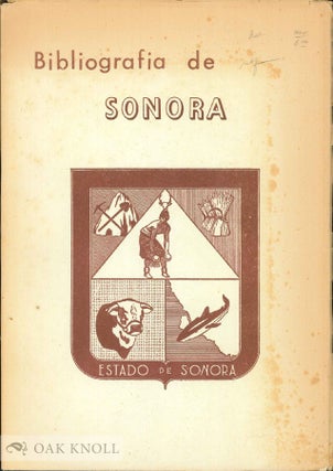 Order Nr. 136197 BIBLIOGRAFÍA DE SONORA