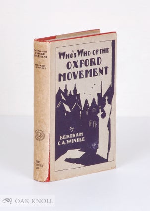 Order Nr. 136213 Who's Who of the Oxford Movement: Prefaced by a Brief Story of that Movement....