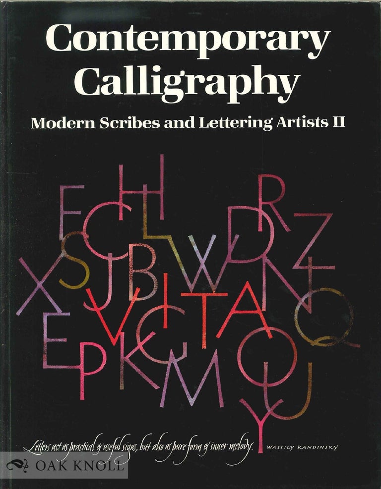 Order Nr. 136322 CONTEMPORARY CALLIGRAPHY, MODERN SCRIBES AND LETTERING ARTISTS II.
