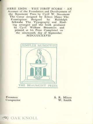 THE FIRST SCORE.