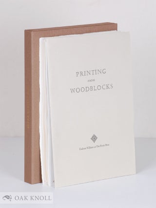 Order Nr. 136573 A COLLECTION OF PRINTING FROM WOODBLOCKS. Graham Williams