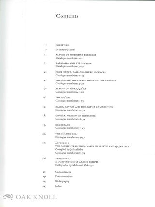 THE ART OF THE PEN. CALLIGRAPHY OF THE 14TH TO 20TH CENTURIES