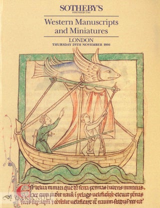Order Nr. 136733 WESTERN MANUSCRIPTS AND MINIATURES