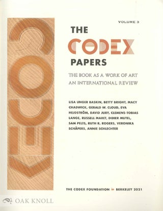 THE CODEX PAPERS: VOLUME 3