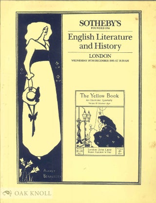 Order Nr. 137055 ENGLISH LITERATURE AND HISTORY