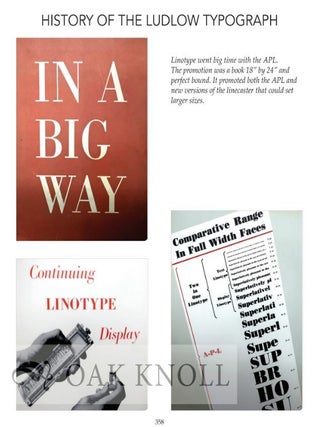 HISTORY OF THE LUDLOW TYPOGRAPH.