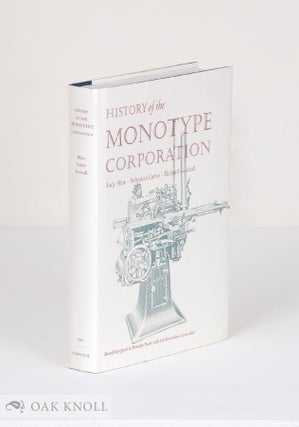 Order Nr. 137184 HISTORY OF THE MONOTYPE CORPORATION