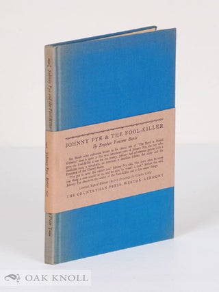 Order Nr. 137334 JOHNNY PYE & THE FOOL-KILLER. Stephen Vincent Benet