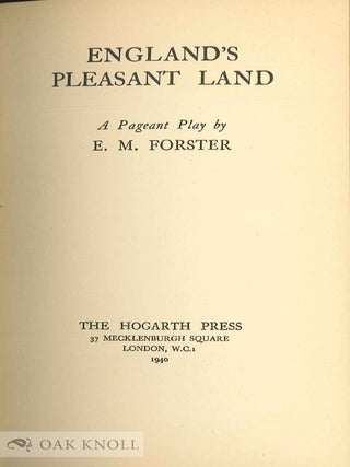 ENGLAND'S PLEASANT LAND.