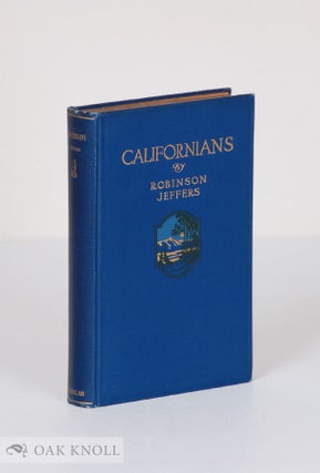 Order Nr. 137372 CALIFORNIANS. Robinson Jeffers