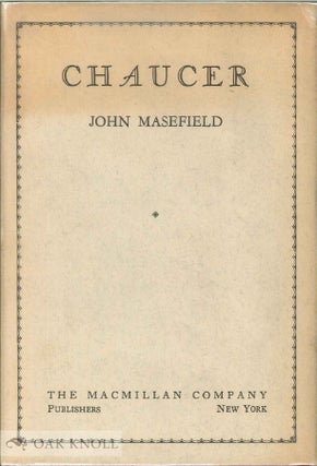 Order Nr. 137373 CHAUCER. John Masefield