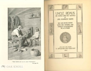 UNCLE REMUS: HIS SONGS AND HIS SAYINGS.