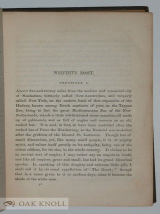 WOLFERT'S ROOST, AND OTHER PAPERS, NOW FIRST COLLECTED.