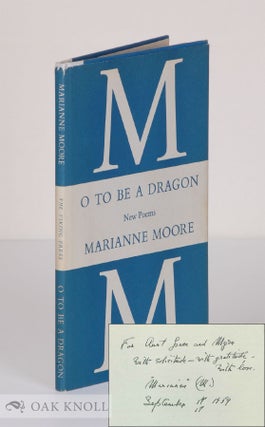 Order Nr. 137450 O TO BE A DRAGON. Marianne Moore