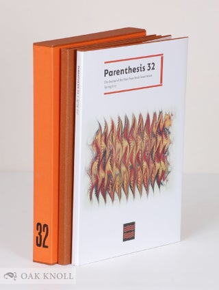 Order Nr. 137481 PARENTHESIS 32. THE JOURNAL OF THE FINE PRESS BOOK ASSOCIATION. DELUXE EDITION
