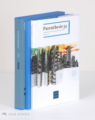 Order Nr. 137482 PARENTHESIS 34. THE JOURNAL OF THE FINE PRESS BOOK ASSOCIATION. DELUXE EDITION