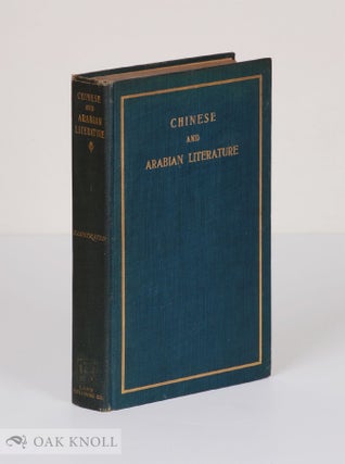 Order Nr. 137527 CHINESE AND ARABIAN LITERATURE: ANALECTS OF CONFUCIUS, SHI-KING, SAYINGS OF...