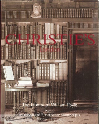 Order Nr. 137544 THE LIBRARY OF WILLIAM FOYLE