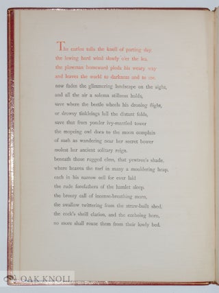 ELEGY WRITTEN IN A COUNTRY CHURCHYARD.