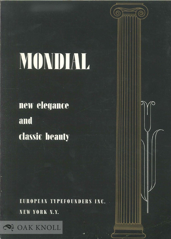 Order Nr. 137727 MONDIAL: NEW ELEGANCE AND CLASSIC BEAUTY.