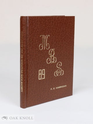 Order Nr. 137735 CATALOG OF THE 1989 MINIATURE BOOK COMPETITION. Frank J. Anderson
