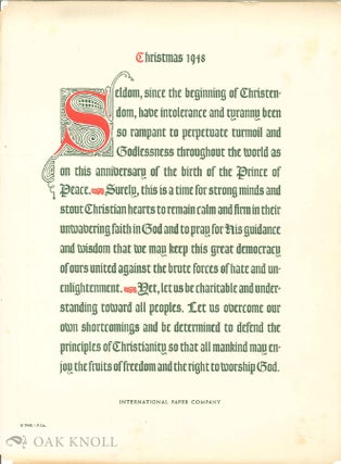 Order Nr. 137785 CHRISTMAS 1948
