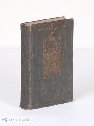 Order Nr. 137842 IRVING'S OLIVER GOLDSMITH: A BIOGRAPHY. Washington Irving